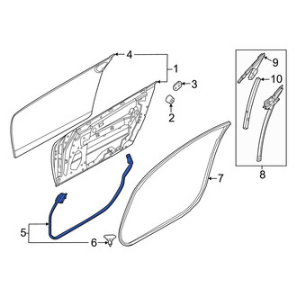 Nissan OE - Front Left Outer Door Seal