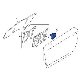 Nissan OE - Front Left Window Motor