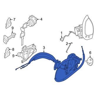 Nissan OE - Front Left Door Latch Assembly