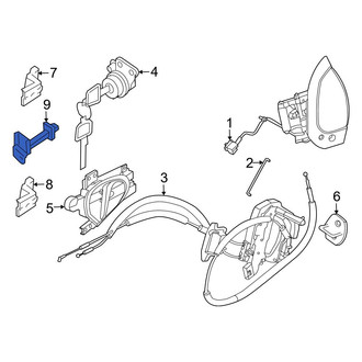 Nissan OE - Front Left Door Check