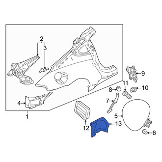 Nissan OE - Rear Left Quarter Panel Vent