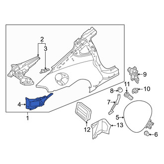 Nissan OE - Rear Left Quarter Panel Extension