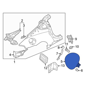 Nissan OE - Rear Fuel Filler Door