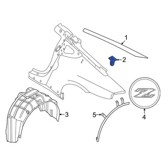 Nissan OE - Windshield Molding Grommet