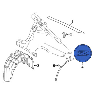 Nissan OE - Rear Left Quarter Panel Emblem