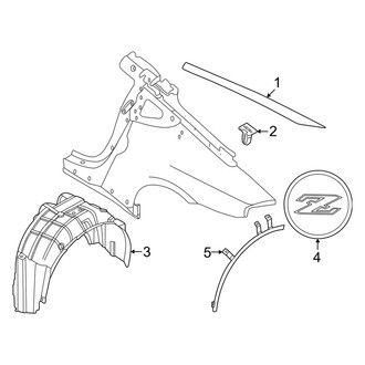 Nissan OE - Quarter Panel - Exterior Trim