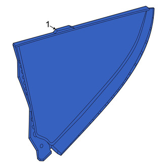 Nissan OE - Rear Left Quarter Glass