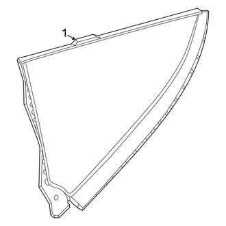 Nissan OE - Quarter Panel - Glass