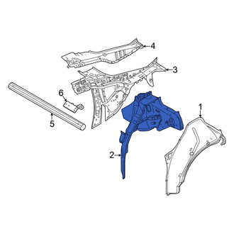 Nissan OE - Rear Left Inner Wheel Housing Side Panel