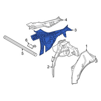 Nissan OE - Rear Left Inner Quarter Panel