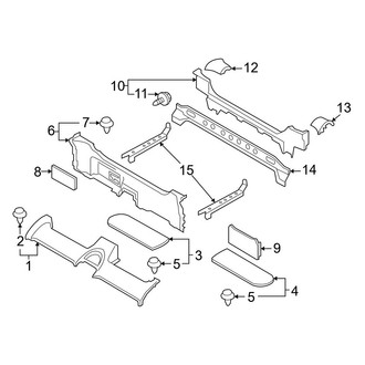Nissan OE - Quarter Panel - Interior Trim (Passenger Compartment)