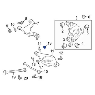 Nissan OE - Lower Suspension Control Arm Nut
