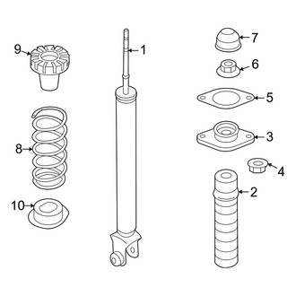 Nissan OE - Rear Suspension - Shocks & Components