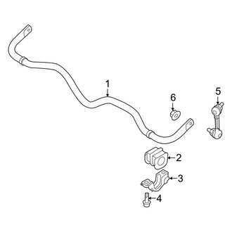 Nissan OE - Rear Suspension - Stabilizer Bar & Components