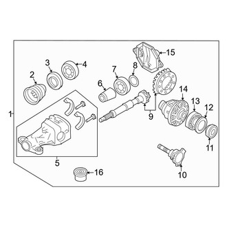Nissan OE - Rear Suspension - Axle & Differential