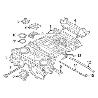 Nissan OE - Rear Body & Floor - Floor & Rails (Floor & Components)