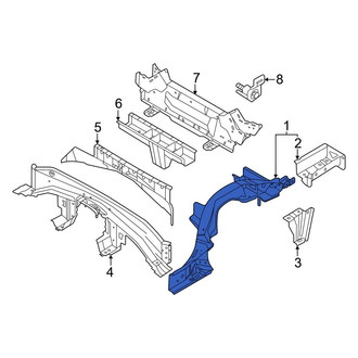 Nissan OE - Rear Right Frame Side Member Assembly