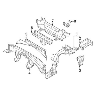 Nissan OE - Rear Body & Floor - Floor & Rails (Rails & Components)