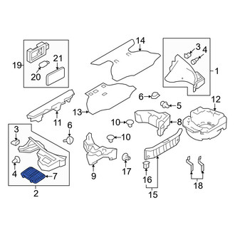 Nissan OE - Rear Left Quarter Panel Air Vent Grille