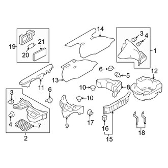 Nissan OE - Rear Body & Floor - Interior Trim (Luggage Compartment)