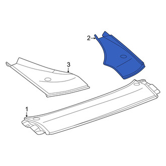 Nissan OE - Rear Right Body C-Pillar Trim Panel