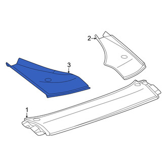 Nissan OE - Rear Left Body C-Pillar Trim Panel