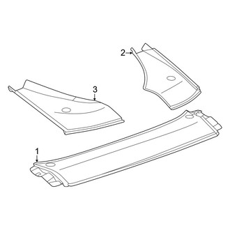 Nissan OE - Rear Body & Floor - Interior Trim (Lift Gate Opening)