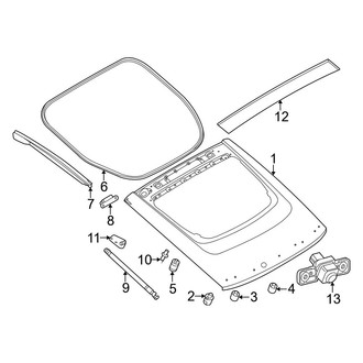 Nissan OE - Lift Gate - Gate & Hardware
