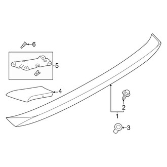 Nissan OE - Lift Gate - Spoiler (Nismo)