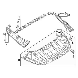 Nissan OE - Lift Gate - Interior Trim