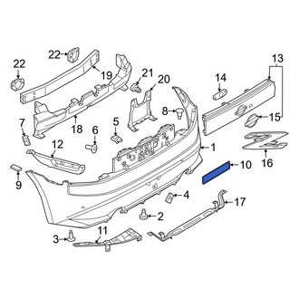Nissan OE - Bumper Seal