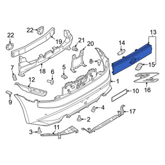 Nissan OE - Rear Bumper Trim