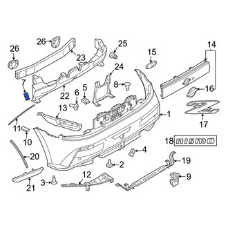 Nissan OE - Bumper Cover Grommet