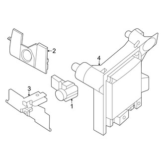 Nissan OE - Rear Bumper - Electrical Components (W/O Nismo), (Performance / Proto Spec / Sport)