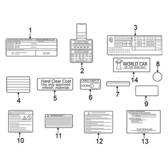 Nissan OE - Information Labels - Labels