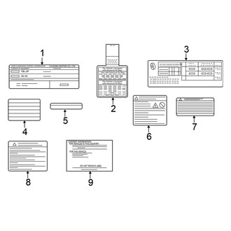 Nissan OE - Information Labels - Labels