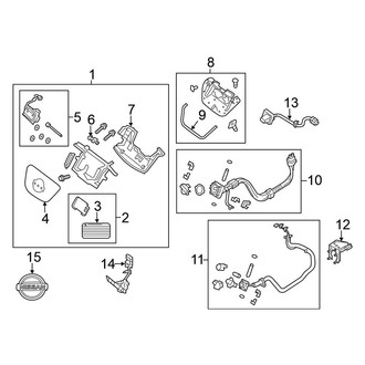 Nissan OE - Front Bumper - Bumper & Components (Charging Port)