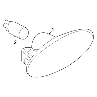 Nissan OE - Front Lamps - Side Repeater Lamps