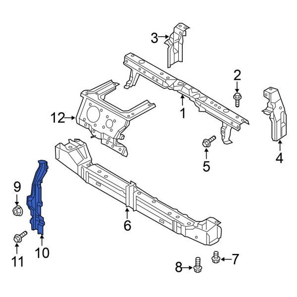 Hood Latch Support