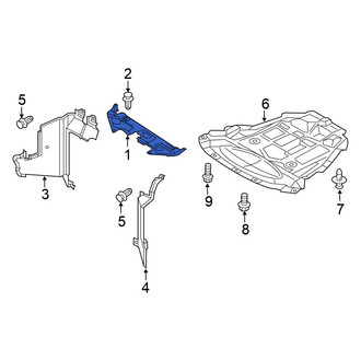 Nissan OE - Front Radiator Support Access Cover