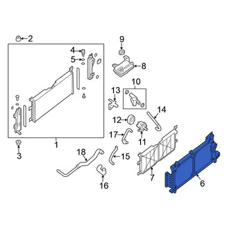Nissan OE - Front Radiator Support Panel