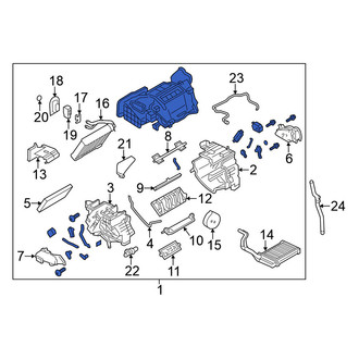 Nissan OE - HVAC Unit Case Assembly