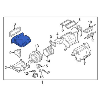 Nissan OE - HVAC Unit Case Assembly