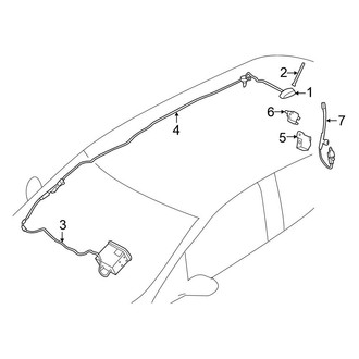 Nissan OE - Electrical - Antenna (S / SL / SV)