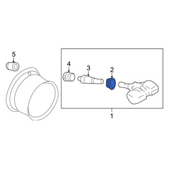 Nissan OE - Tire Pressure Monitoring System (TPMS) Sensor Grommet