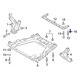 Nissan OE - Suspension Crossmember Bolt