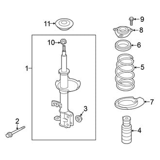 Nissan OE - Front Suspension - Struts & Components