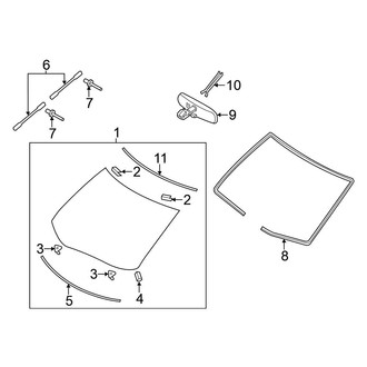 Nissan OE - Windshield - Glass