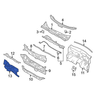 Nissan OE - Front Outer Cowl Insulator
