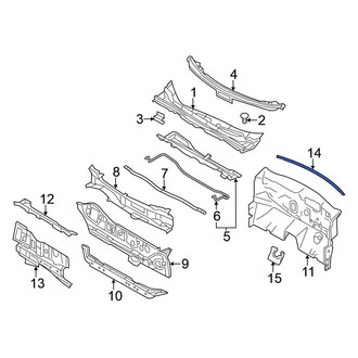 Nissan OE - Cowl Seal